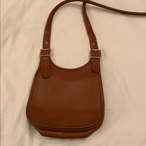 Coach saddle bag British tan small